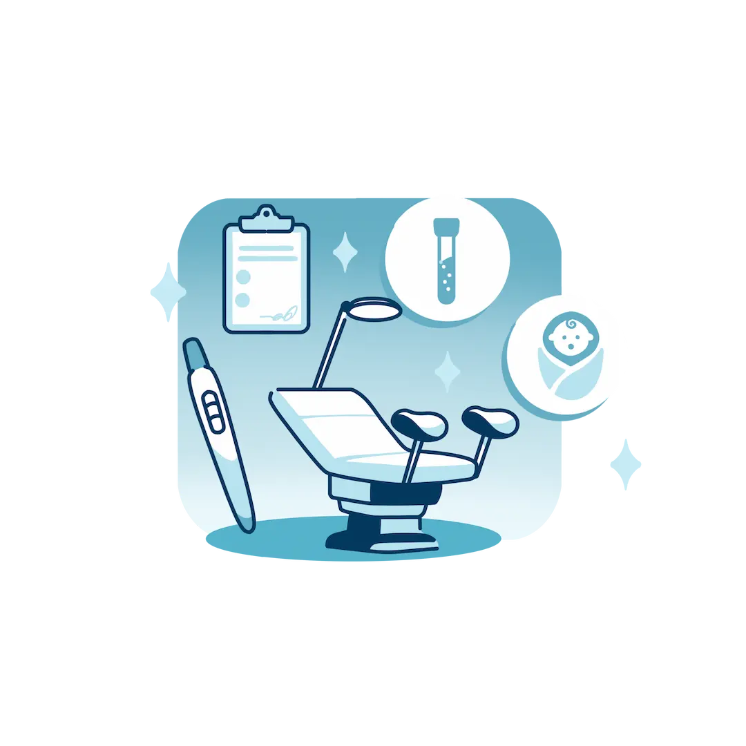 Fertility clinic illustration