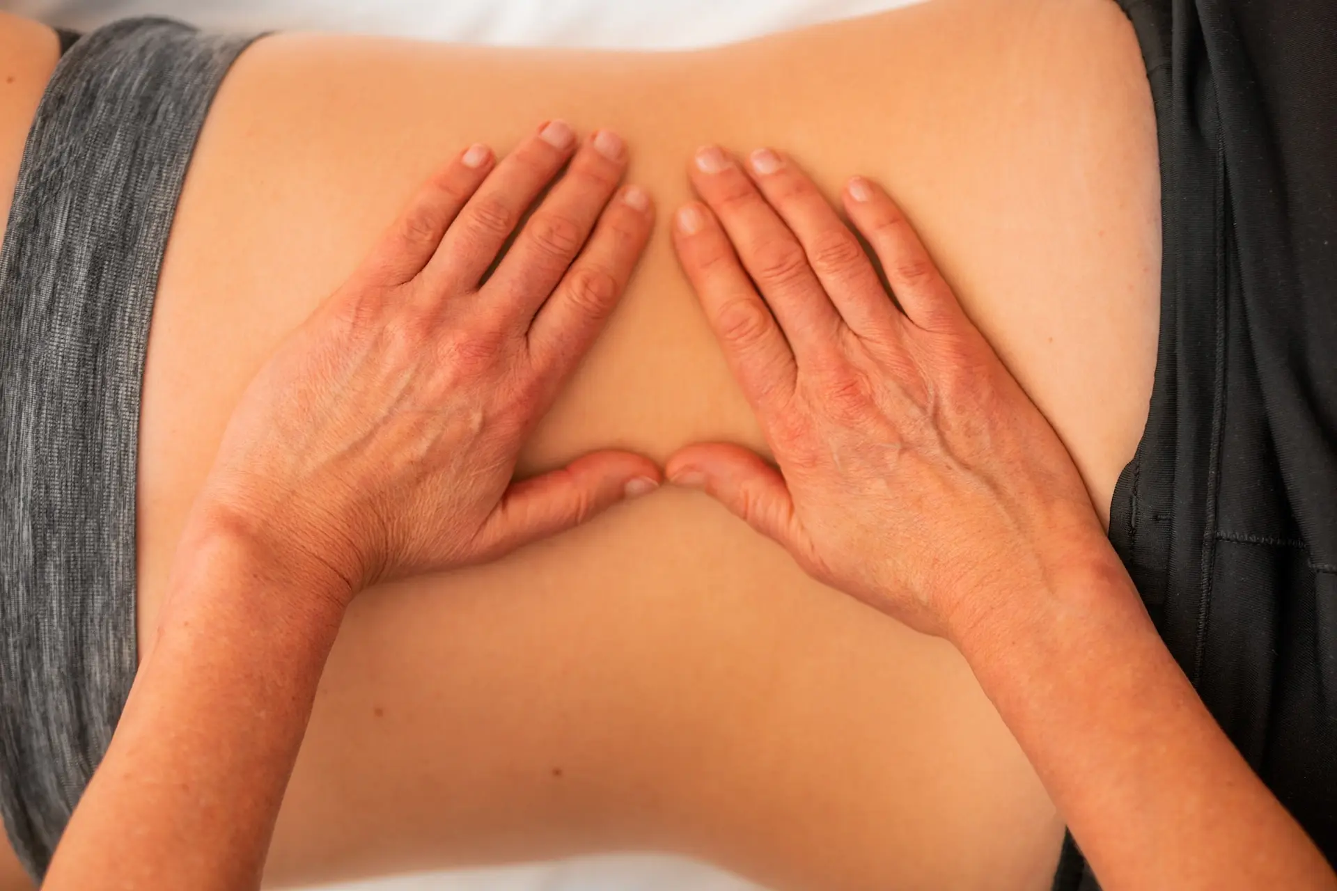 osteopath providing treatment